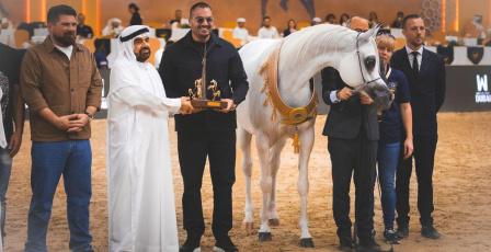 الخيول الفلسطينية تحقق إنجازا رياضيا في بطولة دبي الدولية للجواد العربي 2026