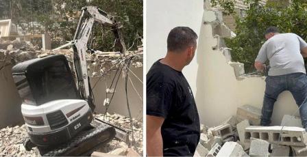 الاحتلال يُجبر مواطنين مقدسيين على هدم منزليهما