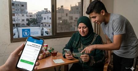 رابط التسجيل في برنامج الغذاء العالمي 2026.. كيفية الحصول على 1250 شيكل ومستجدات النظام الجديد