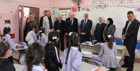 برهم وسفير أذربيجان يتفقدان مدارس رنتيس ويبحثان تعزيز التعاون المشترك