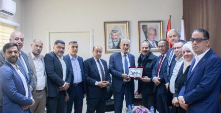 هيئة التقاعد الفلسطينية تستقبل ياسر عباس الممثل الخاص للرئيس