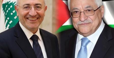 الرئيس عباس يتلقى اتصالا من الوزير اللبناني الأسبق العريضي هنأه فيه بنجاح مؤتمر فتح الثامن