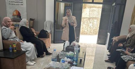 جمعية المرأة العاملة الفلسطينية للتنمية تنظم لقاءً قانونياً توعوياً للنساء في عين عريك ضمن مشروع SPEED