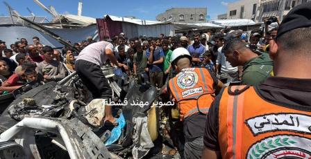 شهداء وجرحى في قصف إسرائيلي استهدف مركبة غرب خان يونس
