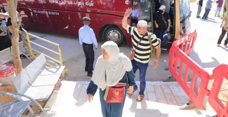 صور | انتهاء موسم الحج واكتمال وصول كافة حجاج دولة فلسطين إلى أرض الوطن