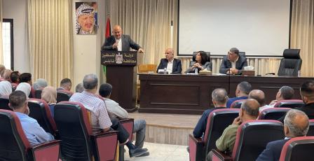الوزير حجاوي: العمل التكاملي بين الهيئات المحلية ضرورة وطنية لتعزيز الصمود ومواجهة اعتداءات المستوطنين