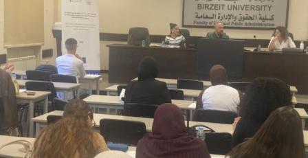 جمعية المرأة العاملة تنظّم ورشة حول حرية الرأي والتعبير في جامعة بيرزيت