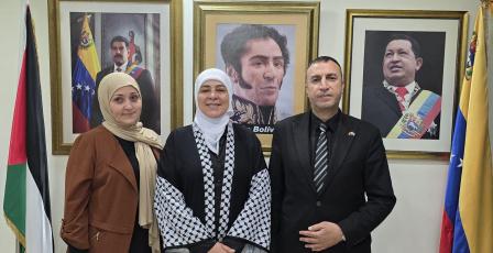 غنام معزيةً السفير الفنزويلي بضحايا الزلزال: شعبنا الذي يكتوي بنار الاحتـلال يعرف معنى الفقد وسيبقى لجانب الشعوب المتألمة  