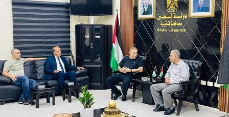قلقيلية: المحافظ يلتقي مستشار التخطيط لدى الهيئات المحلية في الداخل الفلسطيني