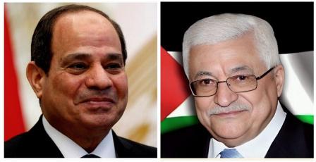الرئيس عباس يهنئ نظيره المصري بافتتاح مقر القيادة الاستراتيجية للدولة المصرية