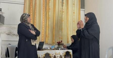 جمعية المرأة العاملة تنظم تدريبًا حول مهارات التواصل المجتمعي في ترقوميا غرب الخليل