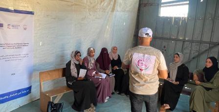 جمعية المرأة العاملة الفلسطينية للتنمية تعزز المشاركة السياسية للنساء في دير البلح عبر مجلس الظل النسوي