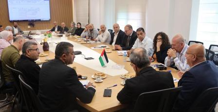 سلطة جودة البيئة والاتحاد العام للصناعات الفلسطينية يناقشان الملاحظات الفنية على مشروع قانون البيئة