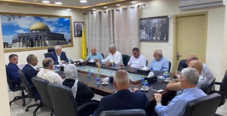 العالول يلتقي رؤساء الهيئات المحلية في شمال غرب القدس 