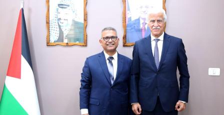 أبو حرب وعورتاني يبحثان تعزيز أوجه التعاون المشترك بين الطرفين
