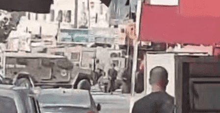 الاحتلال يغلق محيط دوار الزايد ويقتحم محال تجارية في جنين