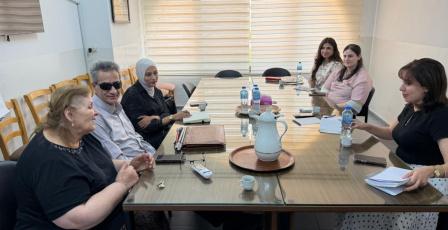 جمعية المرأة العاملة الفلسطينية للتنمية تبحث تعزيز التعاون مع جمعية فلسطين للمكفوفين