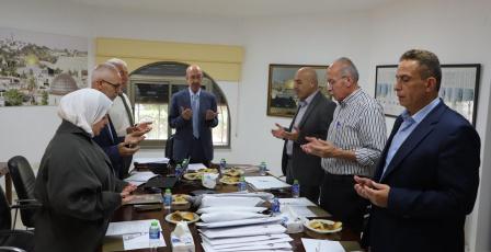 اجتماع لجنة جائزة ياسر عرفات للإنجاز 2026