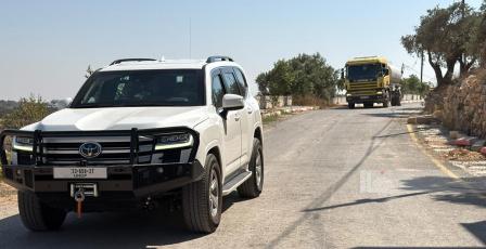 الاحتلال يمنع ادخال صهريج للمياه إلى المنازل المحاصرة في قصرة