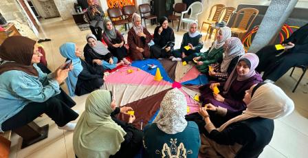فلسطينيات تنظم جلسة دعم نفسي للصحفيات في خانيونس
