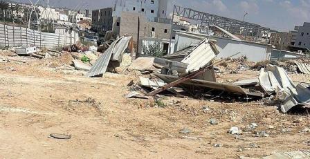 السلطات الإسرائيلية تهدم منازل في رهط بأراضي الـ48
