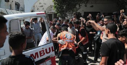 شهيدان أحدهما مسن في خانيونس وإصابة شمال قطاع غزة
