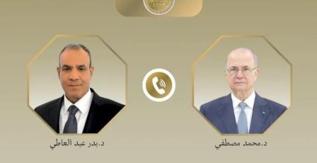 مصطفى وعبد العاطي يبحثان تطورات الوضع الفلسطيني ومصر تؤكد دعمها الكامل للسلطة
