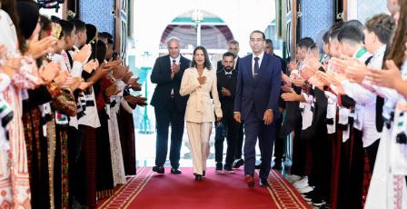 الرباط: الأميرة للا مريم تستقبل الأطفال المقدسيين المشاركين في مخيم "منارة السلام"