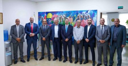 بنك القدس يزور جامعة القدس مباركاً برئاستها الجديدة