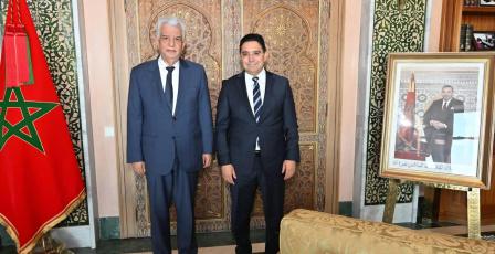 وداع سفير فلسطين لدى المغرب بمناسبة انتهاء مهامه الدبلوماسية