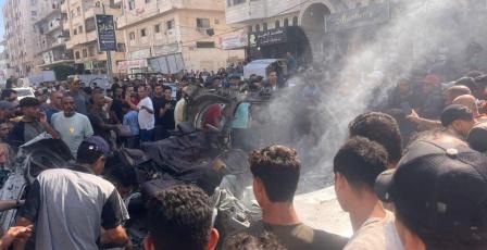 5 إصابات إحداها خطيرة لطفلة في قصف الاحتلال على قطاع غزة