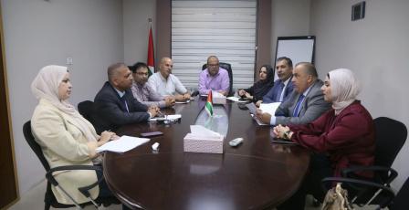 أبو حرب ومرار يبحثان تعزيز التعاون بين الإحصاء والهيئة الوطنية للتعليم والتدريب المهني والتقني