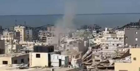 شهيد في قصف على مدينة غزة وارتفاع حصيلة العدوان إلى 74,245