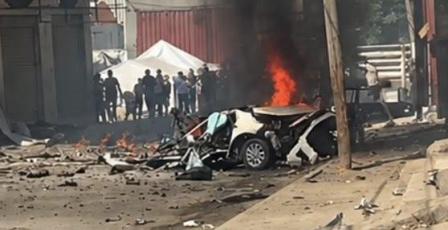 شهيد ومصابون جراء قصف الاحتلال مركبة في حي التفاح شرق مدينة غزة