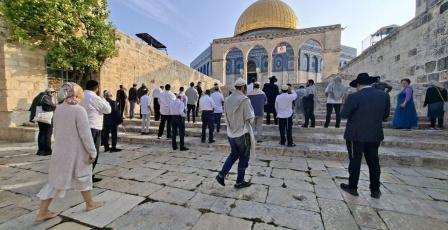 عشرات المستوطنين يقتحمون المسجد الأقصى