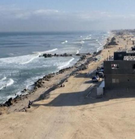 الكشف عن تكلفة إنشاء الرصيف البحري قبالة ساحل غزة