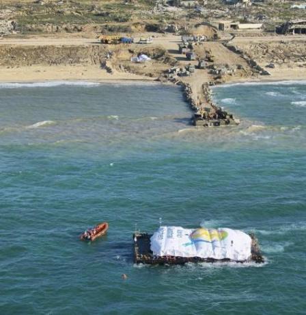الجيش الامريكي: استخدام الممر البحري بغزة للمساعدات فقط