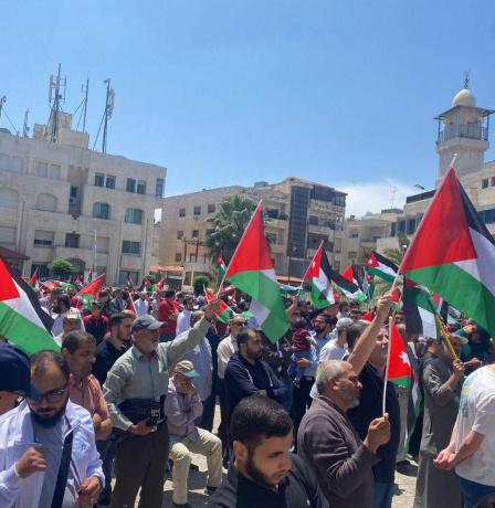 قوى رام الله والبيرة تدعو لمواصلة فعاليات إسناد الأسرى وتوسيع الحراك الدولي لإسقاط قانون الإعدام