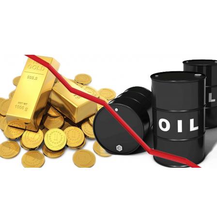 ارتفاع النفط عالميا وتراجع أسعار الذهب