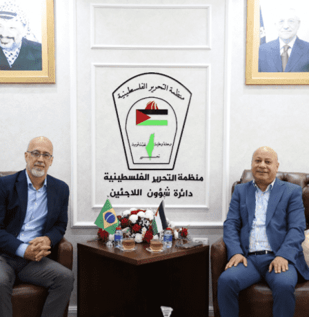 أبو هولي يبحث مع السفير البرازيلي التحضير لاجتماع اللجنة الاستشارية للأونروا 