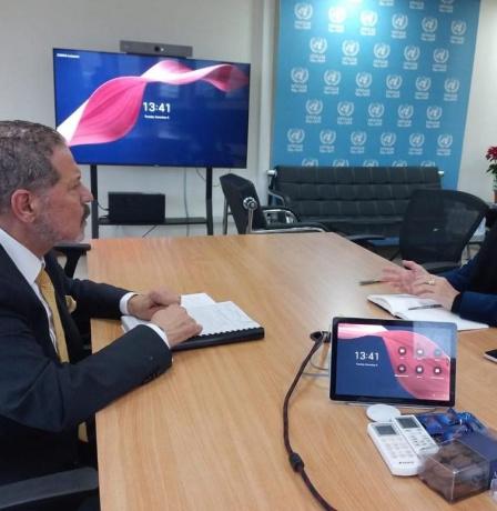 الممثل الخاص للرئيس يلتقي مديرة الأونروا في لبنان