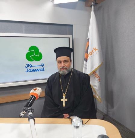 الأب إلياس عوّاد يؤكد وحدة الفلسطينيين وصمودهم رغم الحرب