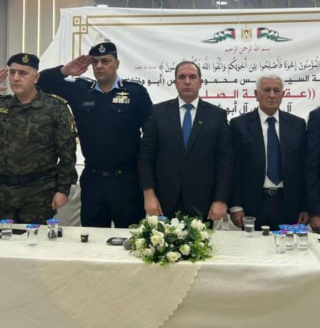 برعاية الرئيس: إتمام مراسم الصلح بين عائلتي الطيراوي وأبو شنب في طولكرم