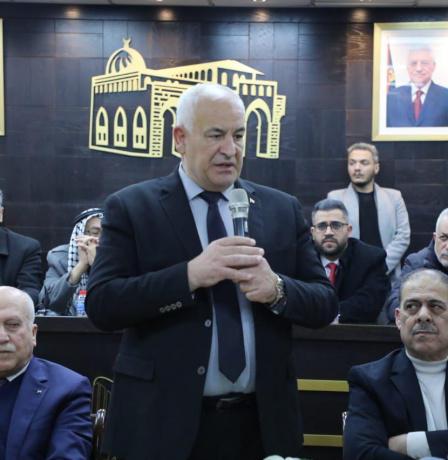 صور| وزير الداخلية يشارك في توقيع صكي صلح عشائري بسلفيت وجنين