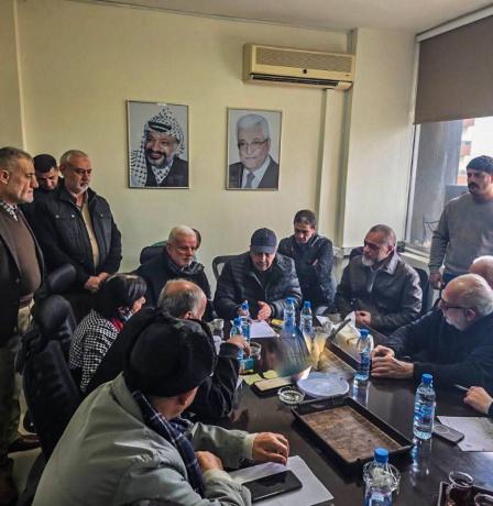 اللواء العبد إبراهيم خليل يلتقي أمين سر إقليم حركة فتح في لبنان