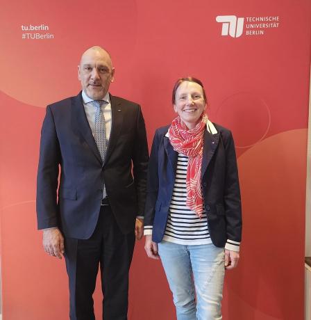 السفير ليث عرفة يبحث مع رئيسة الجامعة التقنية في برلين تعزيز التعاون الأكاديمي