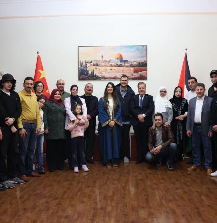 سفارة دولة فلسطين لدى الصين تحيي يوم المرأة الفلسطينية