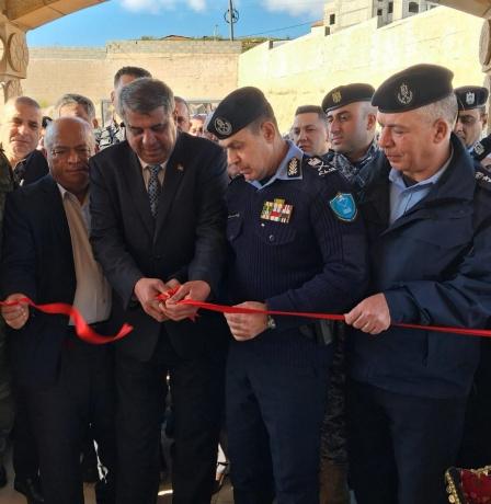 اللواء السقا يفتتح مبنى مديرية الشرطة الجديد في محافظة طوباس