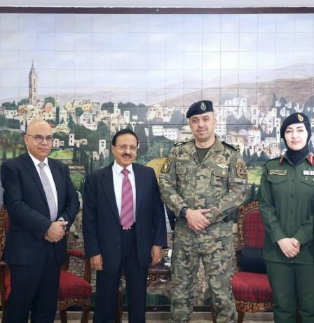 قائد الأمن الوطني يستقبل رئيس مجلس إدارة الجامعة العربية الأمريكية