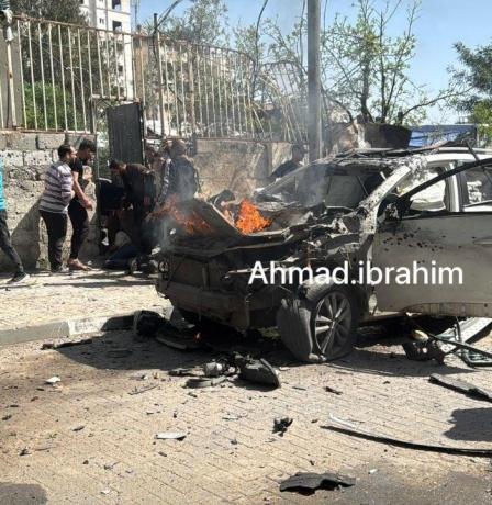 3 شهداء بقصف طائرات الاحتلال مركبة غربي مدينة غزة